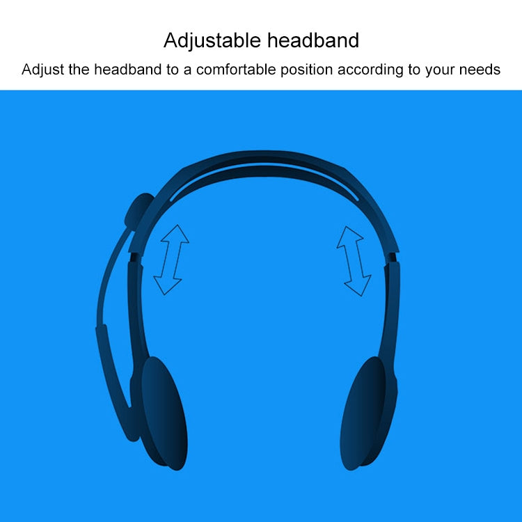 Logitech H110 Stereo-Headset mit zwei 3,5-mm-Audiosteckern, H110