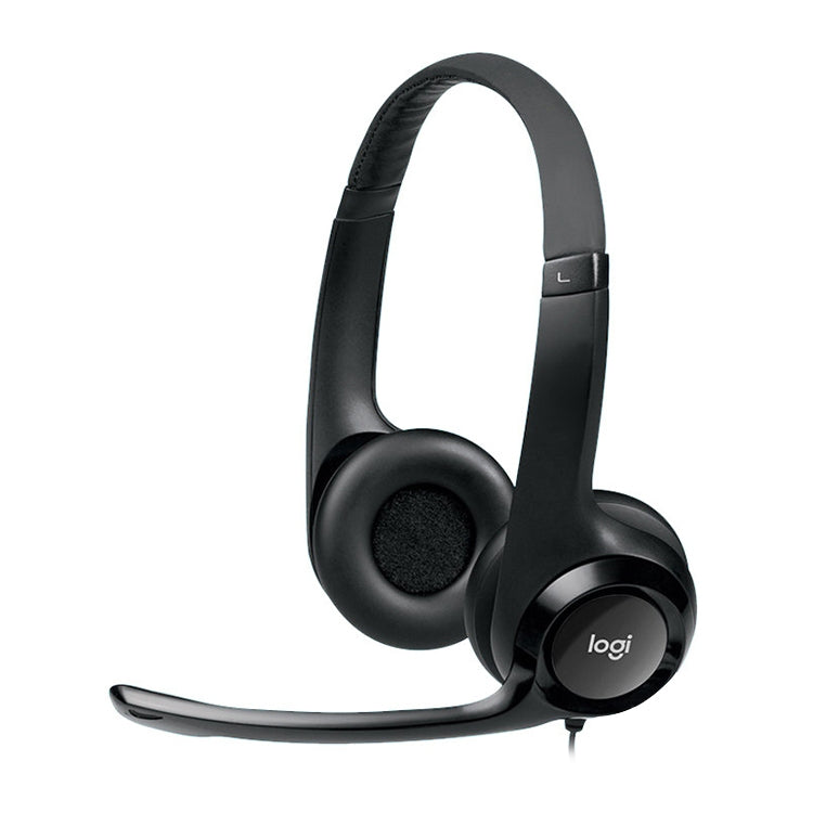 Logitech H390 USB-Kabel-Headset-Stereokopfhörer mit geräuschunterdrückendem Mikrofon