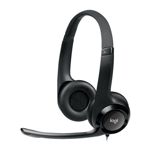 Logitech H390 USB-Kabel-Headset-Stereokopfhörer mit geräuschunterdrückendem Mikrofon
