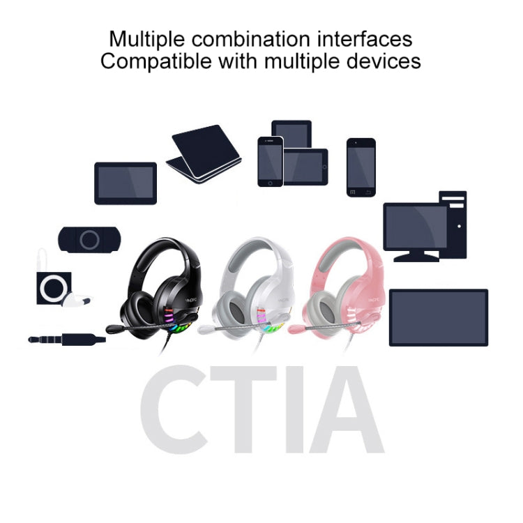 YINDIAO Q2 Head-Mounted Wired Gaming Headset mit Mikrofon, Version: Single USB Sound Card, Q2 Single USB Sound Card(Black), Q2 Single USB Sound Card(White)