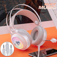 YINDIAO Q4 Kopfmontiertes kabelgebundenes Gaming-Headset mit Mikrofon, Version: Dual 3,5 mm + USB, Q4 (Black), Q4 (White)
