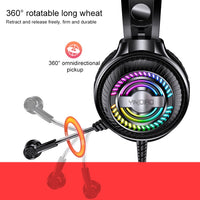 YINDIAO Q4 Kopfmontiertes kabelgebundenes Gaming-Headset mit Mikrofon, Version: Dual 3,5 mm + USB, Q4 (Black), Q4 (White)