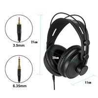 Yanmai D68 Aufnahmemonitor-Kopfhörer, D68(Black Gold), D68(Black Blue)