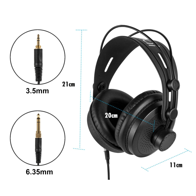 Yanmai D68 Aufnahmemonitor-Kopfhörer, D68(Black Gold), D68(Black Blue)