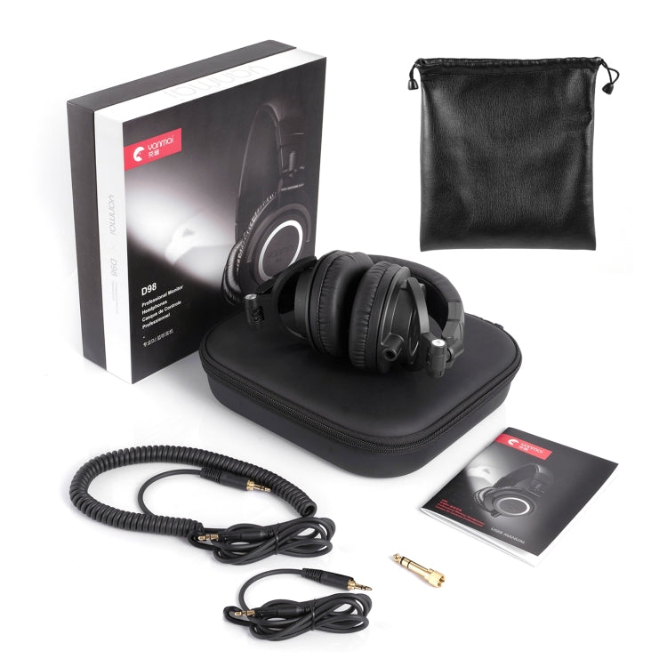 Yanmai D98 Professioneller Aufnahmemonitor-Kopfhörer, D98(Black), D98(Silver Grey)