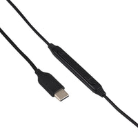 In-Ear-Ohrhörer mit USB-C-/Typ-C-Schnittstelle, gewebt, drahtgesteuert, für Samsung-Telefone, Kabellänge: 1,1 m