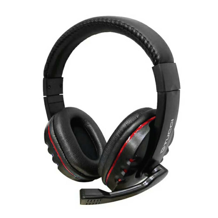 TUCCI X6 Super Bass Stereo PC-Gaming-Headset mit Mikrofon, X6
