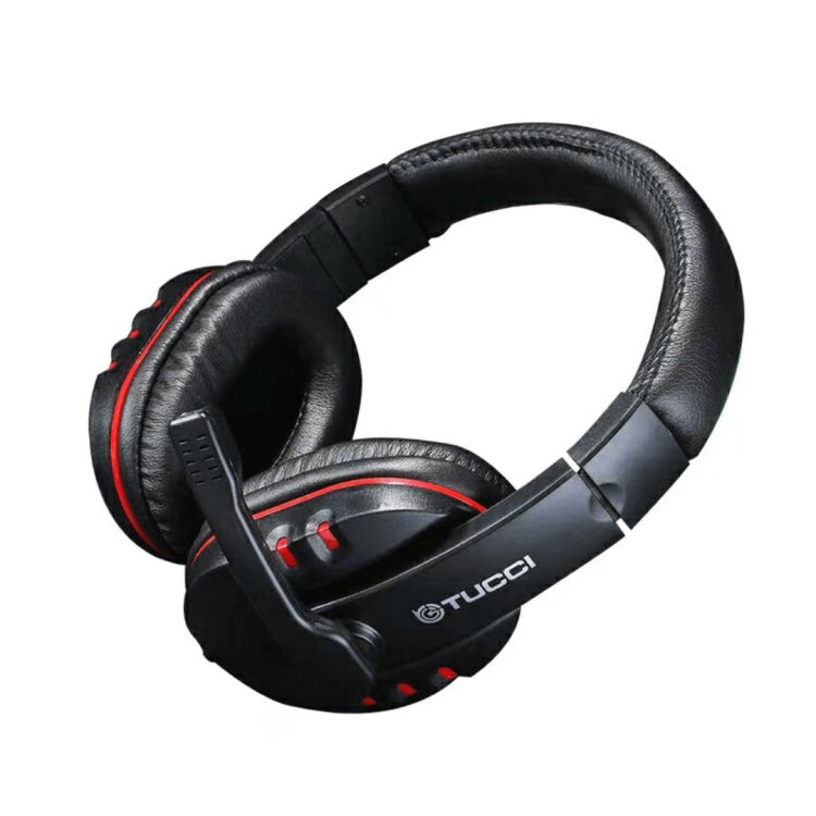 TUCCI X6 Super Bass Stereo PC-Gaming-Headset mit Mikrofon, X6