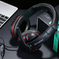 TUCCI X6 Super Bass Stereo PC-Gaming-Headset mit Mikrofon, X6