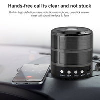 S28 Mobiler tragbarer Bluetooth-Stereo-Lautsprecher aus Metall mit Freisprechfunktion, S28