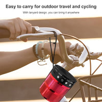 S28 Mobiler tragbarer Bluetooth-Stereo-Lautsprecher aus Metall mit Freisprechfunktion, S28