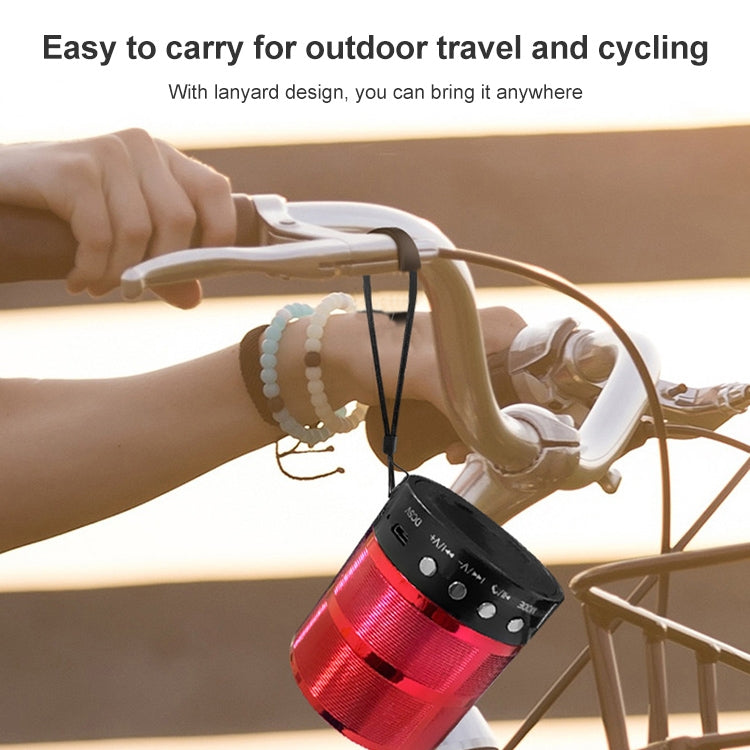 S28 Mobiler tragbarer Bluetooth-Stereo-Lautsprecher aus Metall mit Freisprechfunktion, S28
