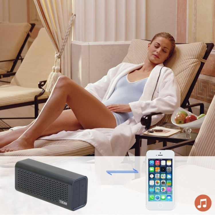 YM-308 Tragbarer wiederaufladbarer NFC-Bluetooth-Lautsprecher, unterstützt TF-Karte