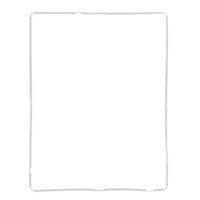 LCD-Rahmen für neues iPad (iPad 3) / iPad 4, For Apple iPad 2 & New iPad, For Apple New iPad(White), For Apple New iPad(Black)