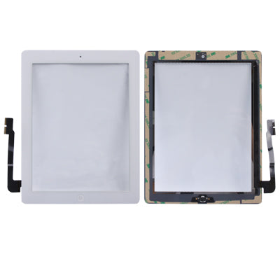 (Controller-Taste + Home-Taste-Taste PCB-Membran-Flexkabel + Touch-Panel-Installationskleber) Touch-Panel für neues iPad (iPad 3), For New iPad+Adhesive, For New iPad + Adhesive