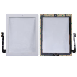 (Controller-Taste + Home-Taste-Taste PCB-Membran-Flexkabel + Touch-Panel-Installationskleber) Touch-Panel für neues iPad (iPad 3), For New iPad+Adhesive, For New iPad + Adhesive
