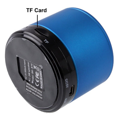 Bluetooth 2.1 Mini-Stereo-Lautsprecher für iPhone 5 / iPhone 4 & 4S / iPad 4 / neues iPad / iPad mini / mini 2 Retina, integrierter wiederaufladbarer Akku, unterstützt TF-Karte, Grey, Red, Blue, Yellow