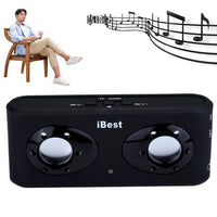 iBest tragbarer wiederaufladbarer Stereo-Lautsprecher