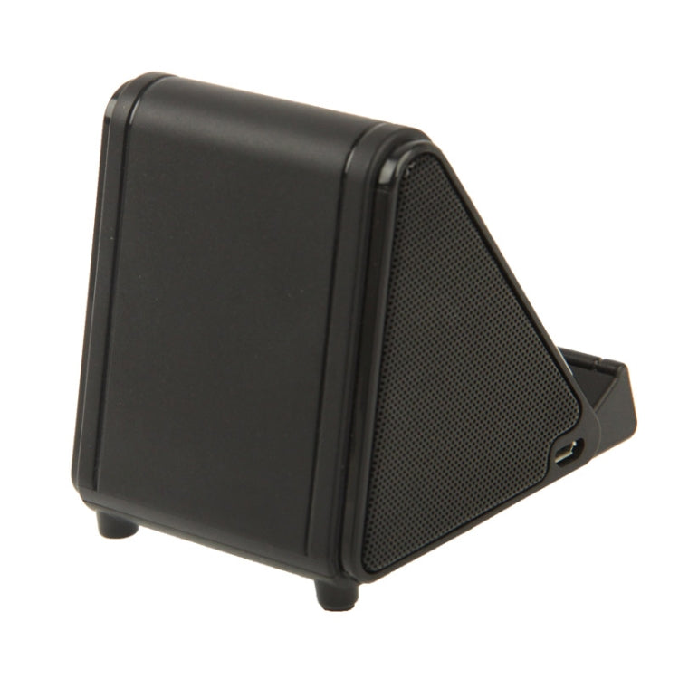 Kabelloser Magic Audio Amplifying Induktionslautsprecherhalter für iPhone 5 & 5S & 5C / 4 & 4S (Schwarz)