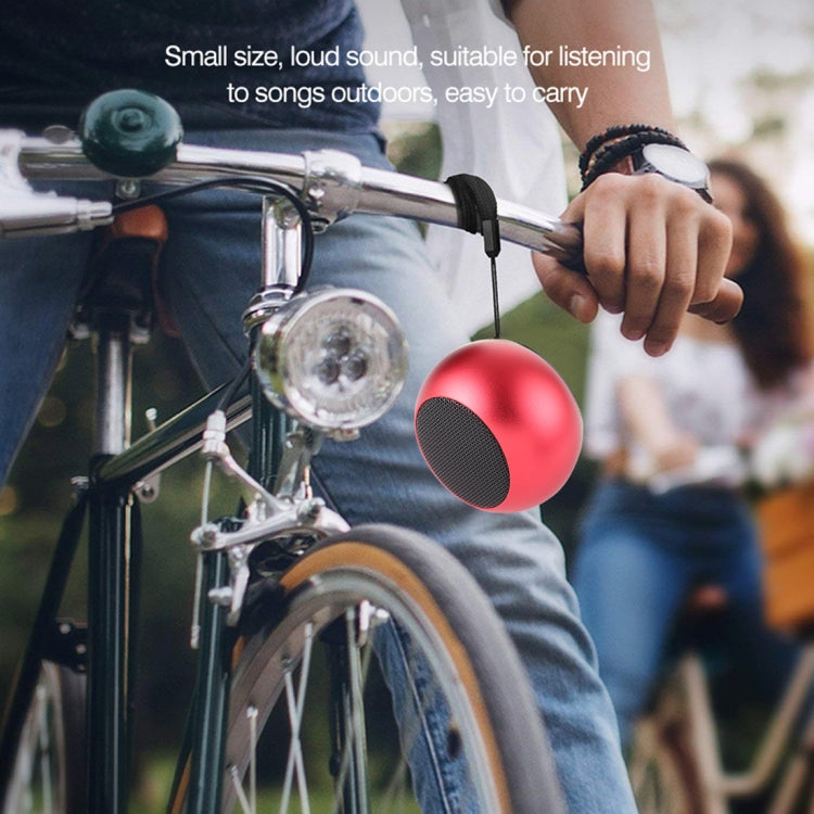 Drahtloser Mini-Bluetooth-Lautsprecher aus Metall, Freisprecheinrichtung, LED-Anzeige