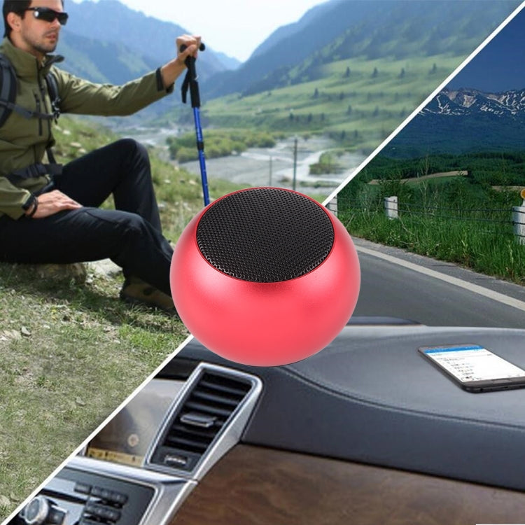 Drahtloser Mini-Bluetooth-Lautsprecher aus Metall, Freisprecheinrichtung, LED-Anzeige