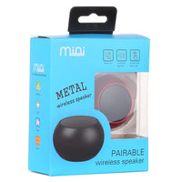 Drahtloser Mini-Bluetooth-Lautsprecher aus Metall, Freisprecheinrichtung, LED-Anzeige
