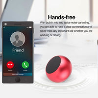 Drahtloser Mini-Bluetooth-Lautsprecher aus Metall, Freisprecheinrichtung, LED-Anzeige