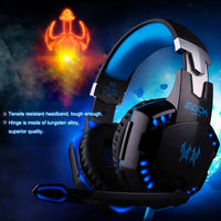 JEDES G2000 Over-Ear-Stereo-Bass-Gaming-Headset mit Mikrofon und LED-Licht für Computer, Kabellänge: 2,2 m