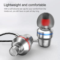 USB-C/Typ-C-Schnittstelle, kabelgebundener Mega-Bass-In-Ear-Kopfhörer mit Mikrofon