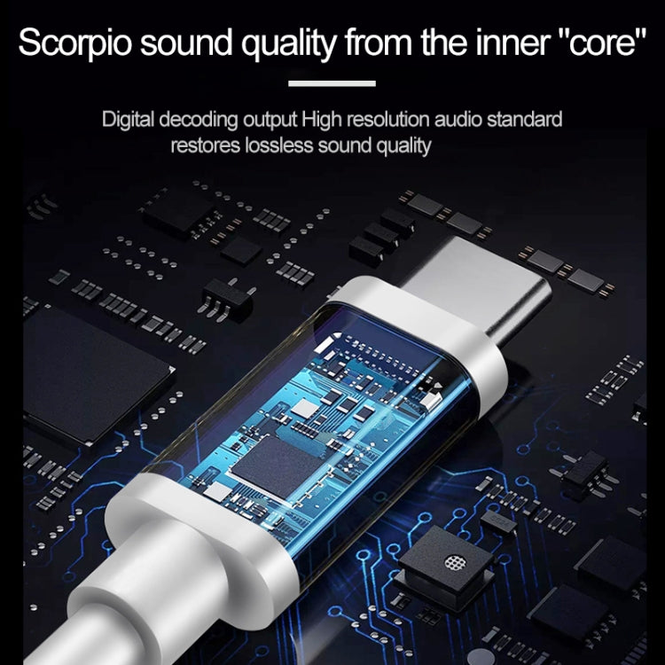 USB-C/Typ-C-Schnittstelle, kabelgebundener HiFi-Mega-Bass-Kopfhörer mit Mikrofon