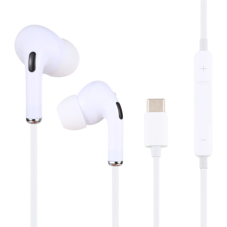 USB-C/Typ-C In-Ear-Kopfhörer mit Mikrofon, nicht für Samsung-Telefone, Kabellänge: ca. 1,2 m, Type-C