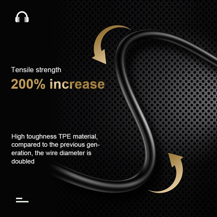 USAMS US-SJ482 EP-43 In-Ear-Ohrhörer mit USB-C/Typ-C-Schnittstelle, Metall, digitale HiFi-Rauschunterdrückung, Mikrofon und digitaler Chip, Länge: 1,2 m