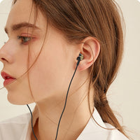 USAMS US-SJ482 EP-43 In-Ear-Ohrhörer mit USB-C/Typ-C-Schnittstelle, Metall, digitale HiFi-Rauschunterdrückung, Mikrofon und digitaler Chip, Länge: 1,2 m
