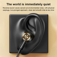 USAMS US-SJ482 EP-43 In-Ear-Ohrhörer mit USB-C/Typ-C-Schnittstelle, Metall, digitale HiFi-Rauschunterdrückung, Mikrofon und digitaler Chip, Länge: 1,2 m