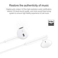 Original Honor AM33 USB-C / Typ-C klassischer kabelgebundener In-Ear-Ohrhörer mit Rauschunterdrückung, unterstützt Kabelsteuerung und Anruf