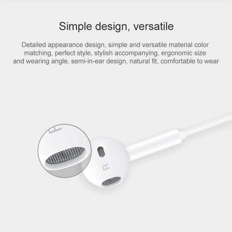 Original Honor AM33 USB-C / Typ-C klassischer kabelgebundener In-Ear-Ohrhörer mit Rauschunterdrückung, unterstützt Kabelsteuerung und Anruf
