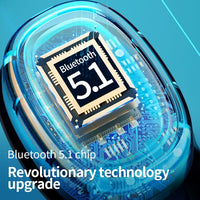 C1 Bluetooth 5.0 TWS Touch Polygonal Digital Display True Wireless Bluetooth Kopfhörer mit Ladebox, Polygonal