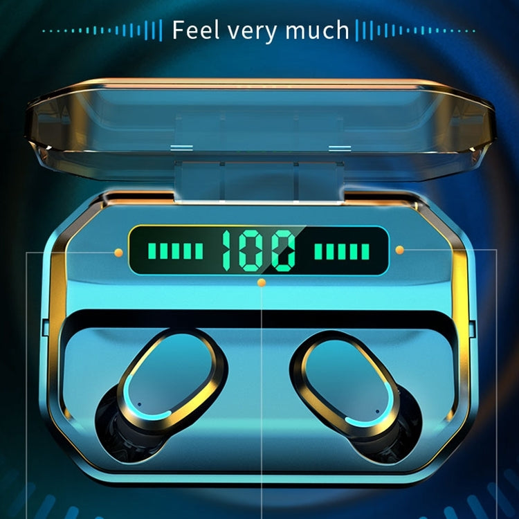M8 Bluetooth 5.0 TWS Touch Digital Display Echter kabelloser Bluetooth-Kopfhörer mit Ladebox