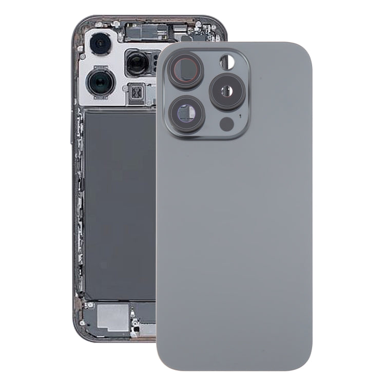 Für iPhone 16 Pro Glas Original Akku Rückseite mit Kameraobjektivabdeckung