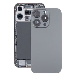 Für iPhone 16 Pro Glas Original Akku Rückseite mit Kameraobjektivabdeckung
