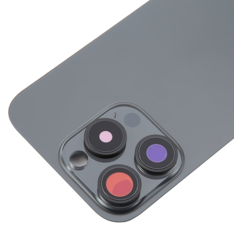 Für iPhone 16 Pro Glas Original Akku Rückseite mit Kameraobjektivabdeckung