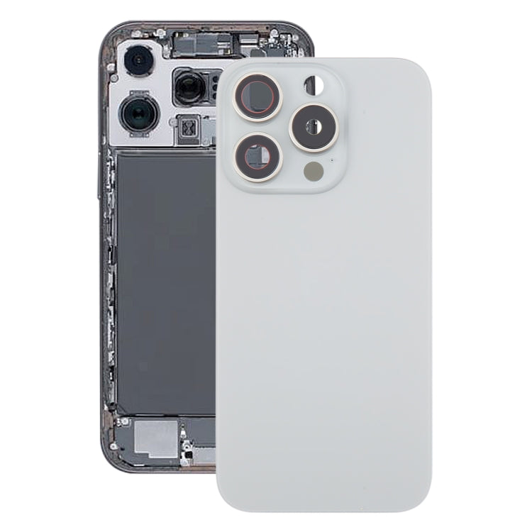 Für iPhone 16 Pro Glas Original Akku Rückseite mit Kameraobjektivabdeckung
