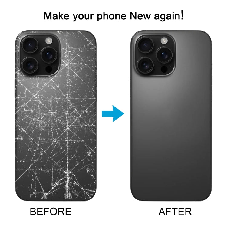 Für iPhone 16 Pro Glas Original Akku Rückseite mit Kameraobjektivabdeckung