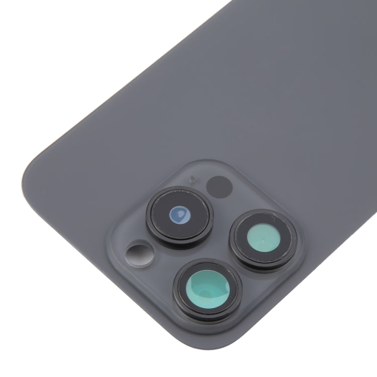 Für iPhone 16 Pro Original Glas-Akku-Rückabdeckung mit Kameraobjektivabdeckung + MagSafe-Magnet