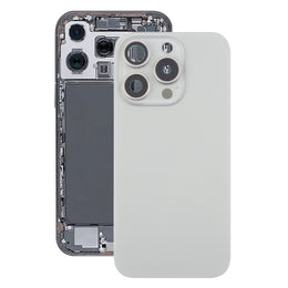 Für iPhone 16 Pro Original Glas-Akku-Rückabdeckung mit Kameraobjektivabdeckung + MagSafe-Magnet