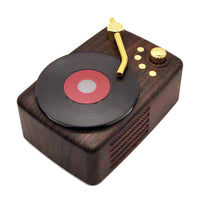 Bluetooth-Lautsprecher im Retro-Stil, integrierte hochempfindliche FM-Empfangsantenne, Langzeitreise, T12 (Brown)
