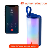 T&G TG169 LED Tragbarer Bluetooth-Lautsprecher für den Außenbereich, wasserdicht, Subwoofer, 3D-Stereo-Mini-Wireless-Lautsprecher, unterstützt AUX, FM, TF-Karte