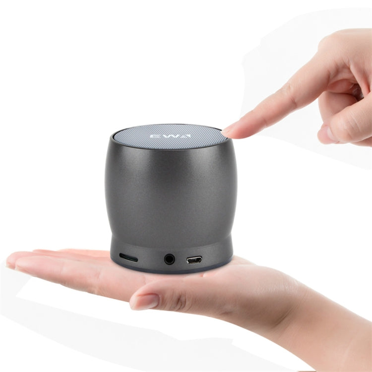 EWA A150 Tragbarer Mini-Bluetooth-Lautsprecher, kabellos, Hifi-Stereo, starker Bass, Musik-Boom-Box, Metall-Subwoofer, unterstützt Micro-SD-Karte und 3,5 mm AUX