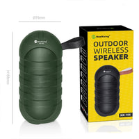 NewRixing NR106 Mini tragbarer kabelloser Bluetooth-Lautsprecher, Stereo-Subwoofer, integriertes Mikrofon, unterstützt Freisprechen, TF-Karte und FM, without LED Flashlight