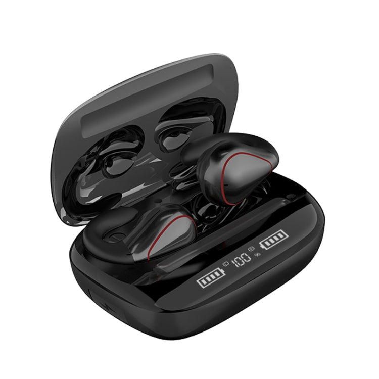 T20 TWS Bluetooth 5.0 Touch Kabelloser Bluetooth-Kopfhörer mit drei LED-Akkuanzeigen und Ladebox, Support-Anruf und Sprachassistent